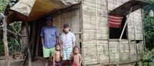 photograph of family on Mosquito Coast