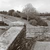 photograph of reservoir overflow Lower Neuadd Brecon Beacons