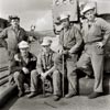 photograph of miners at machine shop Taff Merthyr Colliery 1991